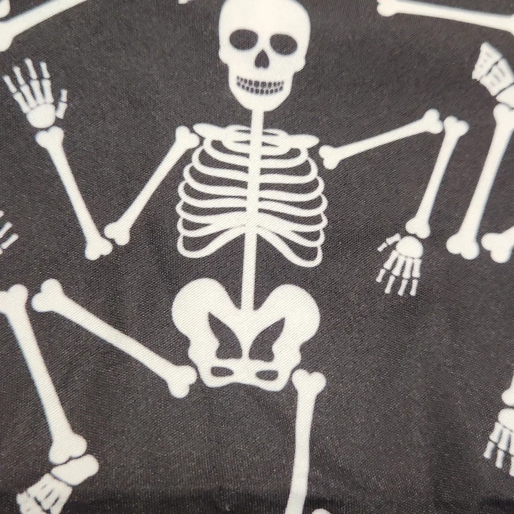 Skeleton Print Pet Bandana